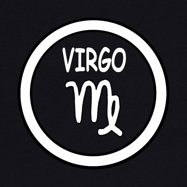 Virgo, white circle, transparent background by kensor